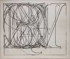 Alphabet (1969) by Jasper Johns, 1969, Lithograph, offered Mar 2026