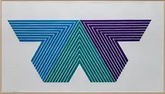 Frank Stella, Black Adder, Serigraph
