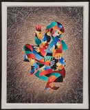 Dancing Jesters by Anatole Krasnoyarsky, Mixed Media, offered Mar 2026