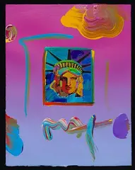 Liberty Head by Peter Max, Mixed Media on Paper, offered Mar 2026