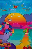 Peter Max, New Horizon, Mixed Media on Paper