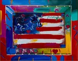 Peter Max, Eastern Europe Museum Tour, Mixed Media on Paper