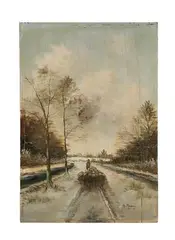 Anton Mauve, Untitled, Oil on Panel