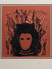 The Watcher by Salvador Dalí, Lithograph, offered Mar 2026