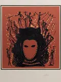 The Watcher by Salvador Dalí, Lithograph, offered Mar 2026