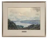 Alfred Heaton Cooper, A Cloudy Day, Windermere, Watercolor
