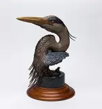 David H. Turner, Untitled, Bronze Heron Sculpture
