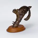 David H. Turner, Northern Flying Squirrel, Bronze Sculpture