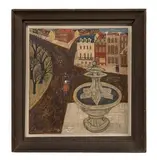 Ellen Lanyon, Untitled, Oil on Panel