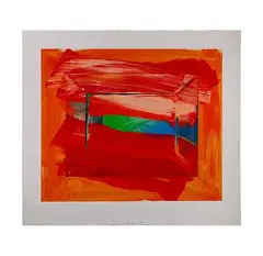 Howard Hodgkin, Sky's the Limit, Serigraph