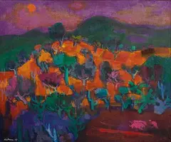 Untitled by Gustav Likan, Acrylic on Canvas, offered May 2026