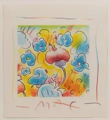 Flowers by Peter Max, Lithograph, offered May 2026