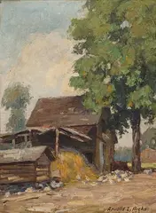 Arnold Hicks, Untitled, Oil on Board