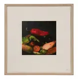 Donald Sultan, Peppers, 1989, Color screenpint on paper