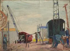 Stokely Webster, Untitled, Oil on Canvas on Board