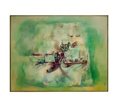 Untitled by James Nawara, Oil on Hard Board, offered Jun 2026