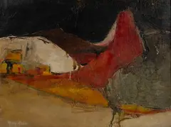 Mary Gehr, Untitled, Oil on Hard Board