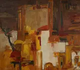 Mary Gehr, Untitled, Oil on Canvas Board