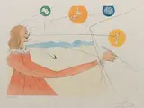 Salvador Dalí, Dalinean Prophecy, Mixed Media