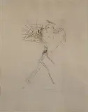 Salvador Dalí, Les Trois Barons Felons, Etching and Drypoint
