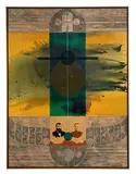 Felix and Tille by Digby Myhre, Mixed Media on Board, offered Jul 2026