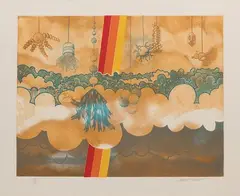 Skyscrape by Russell T. Gordon, Etching and Aquatint, offered Jul 2026