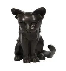 John Jagger, Untitled, Bronze Cat Sculpture