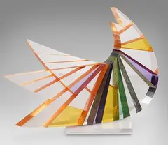 Pavel Hlava, Bird, Glass Sculpture