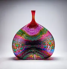 Teasing Sigh Johnson by Steven Rolfe Powell, Glass Vessel, offered Jul 2026