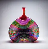 Teasing Sigh Johnson by Steven Rolfe Powell, Glass Vessel, offered Jul 2026