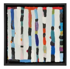 JuJu II by Kathleen Waterloo, Encaustic on Cloth, offered Aug 2026