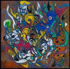 Tiefeng Jiang, Songs of the Seasons, Mixed Media