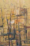 Harbor Abstractions by Joan Stier, Oil on Board, offered Aug 2026