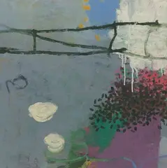 Crossing by Edda Jakab, Oil and Acrylic on Canvas, offered Aug 2026