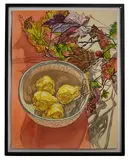 Janet Fish, Still Life with Pears, Lithograph