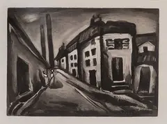 Georges Rouault, Street of the Lonely, Etching
