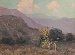 Edgar Alwin Payne, Untitled, Oil on Board