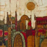 M. J. Kitzmann, Byzantium Spirit, Oil on Board
