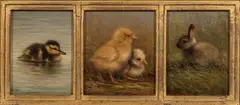 André Balyon, Spring is in the Air, Oil on Panel