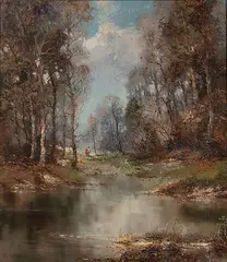 Willi Bauer, Untitled, Oil on Board