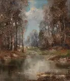 Willi Bauer, Untitled, Oil on Board