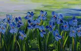 Jaline Pol, Un Doux Parfum du Printemps, Oil on Canvas