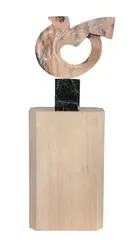 Fritz Olsen, Untitled, Carved Marble Sculpture