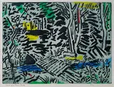 Karl Schrag, Sound of a Forest Brook, Aquatint
