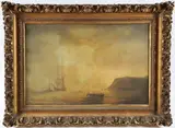 Ships at Anchor by Gaillard de L’Epernay, Oil on Canvas, offered Aug 2026