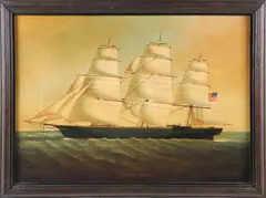 Brian Coole, The Young America, Oil on Panel
