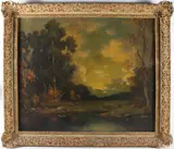 Landscape by Michael Sherlingh, Oil on Canvas, offered Aug 2026