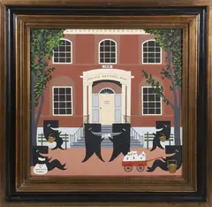 Pacific National Bank by Maggie Meredith, Oil on Canvas, offered Aug 2026