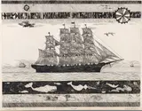 John Lochtefeld, Clipper Ship, Etching