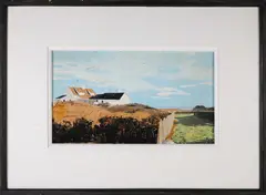 John Austin, Nantucket House, Tempera on Board